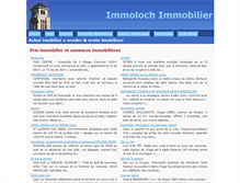 Tablet Screenshot of immo.immoloch.com