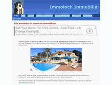Tablet Screenshot of immoloch.com