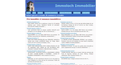 Desktop Screenshot of ecusson.immoloch.com